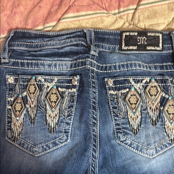 Miss me size 29 mid rise straight Women’s Blue Jeans never worn - Picture 6 of 8